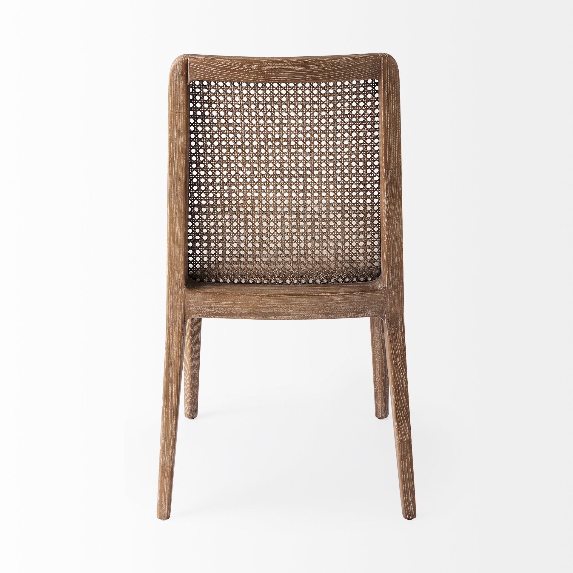 Clara Light Brown Armless Dining Chair - Set Of 2