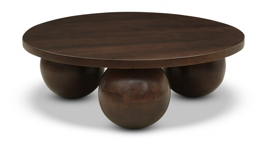 Spherical Coffee Table - Brown Walnut