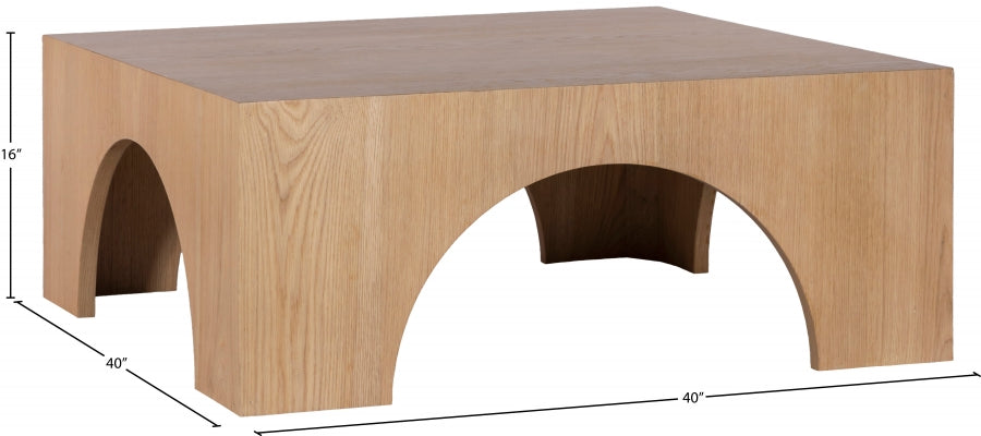 Arch Coffee Table - Natural Oak