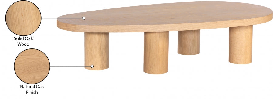 Beck Coffee Table - Natural Oak