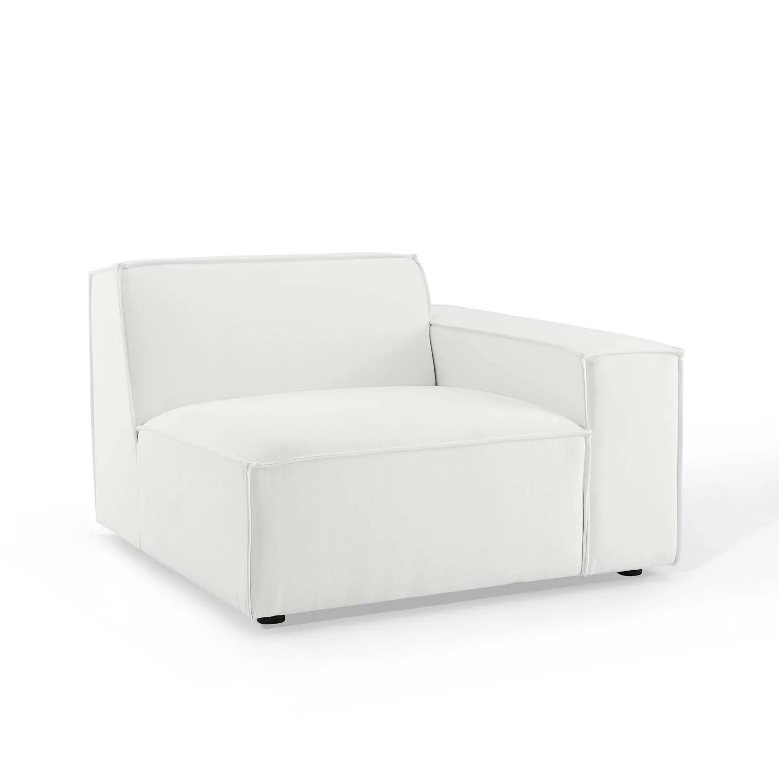 Breeze 5 Piece Extended Sectional - White