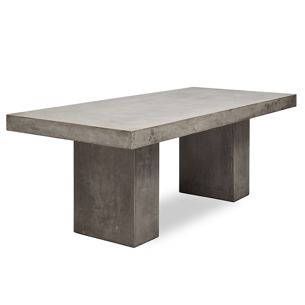 Elcor Cement Dining Table - Dark Grey