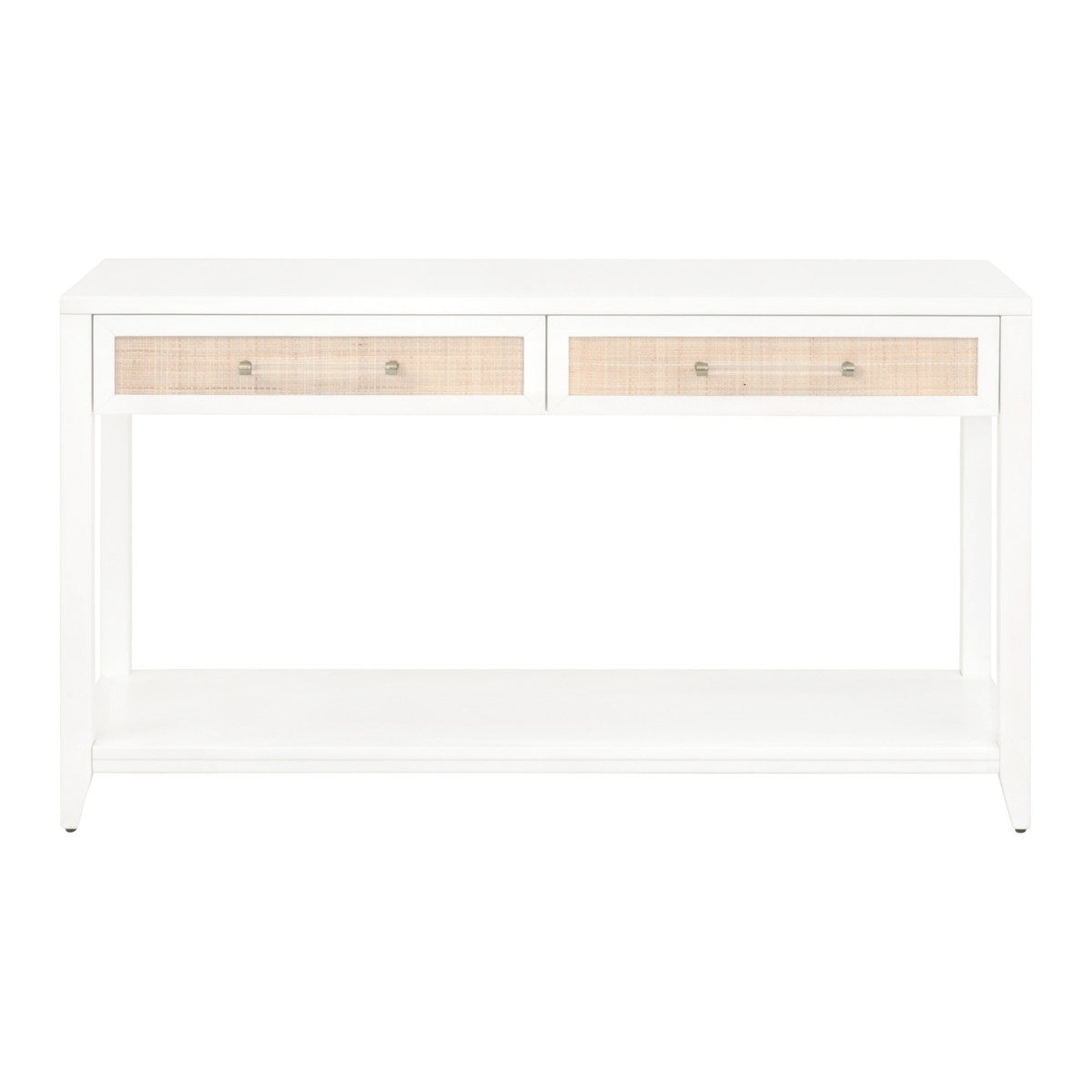 2 drawer deals white console table