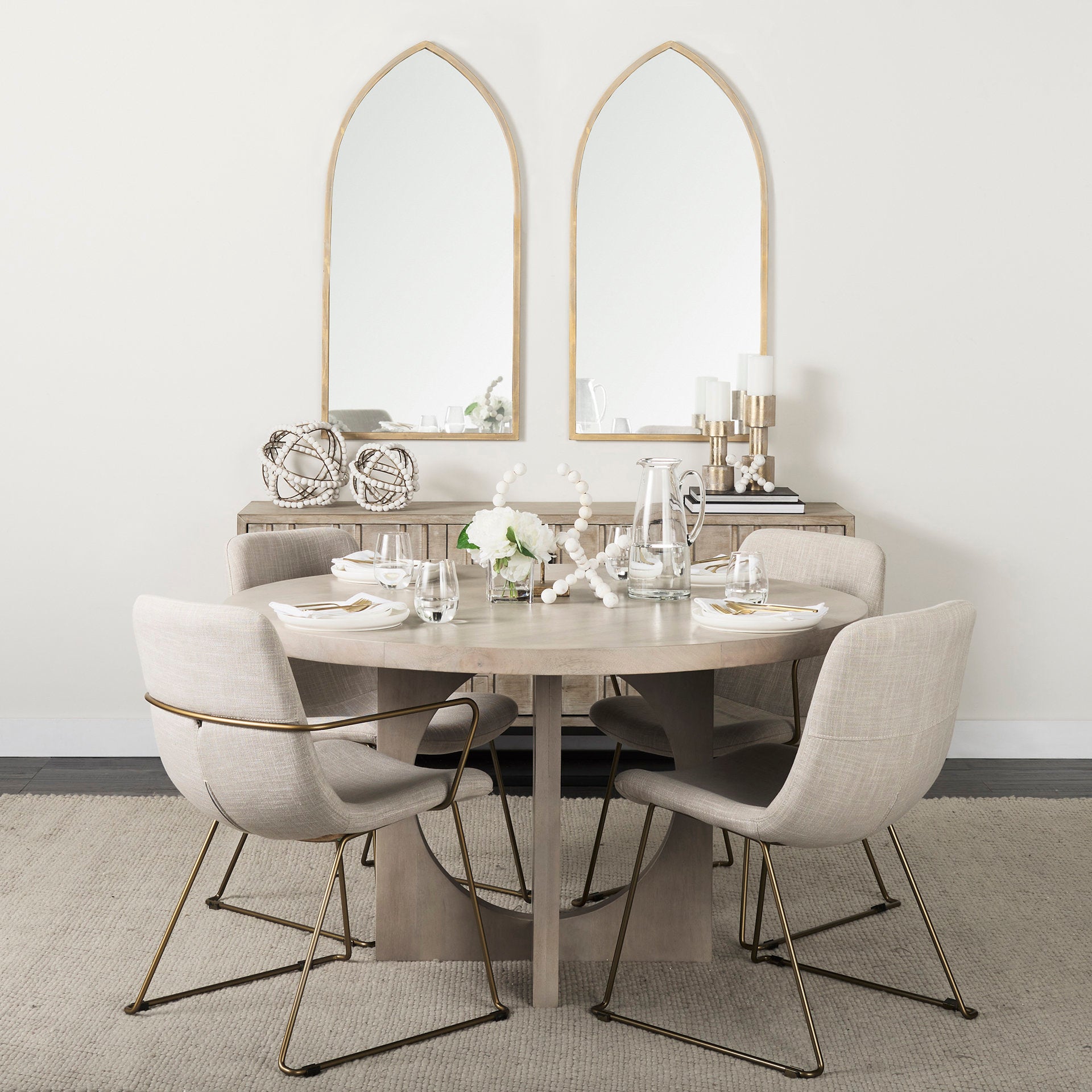 Liesl Dining Table - Barely Gray