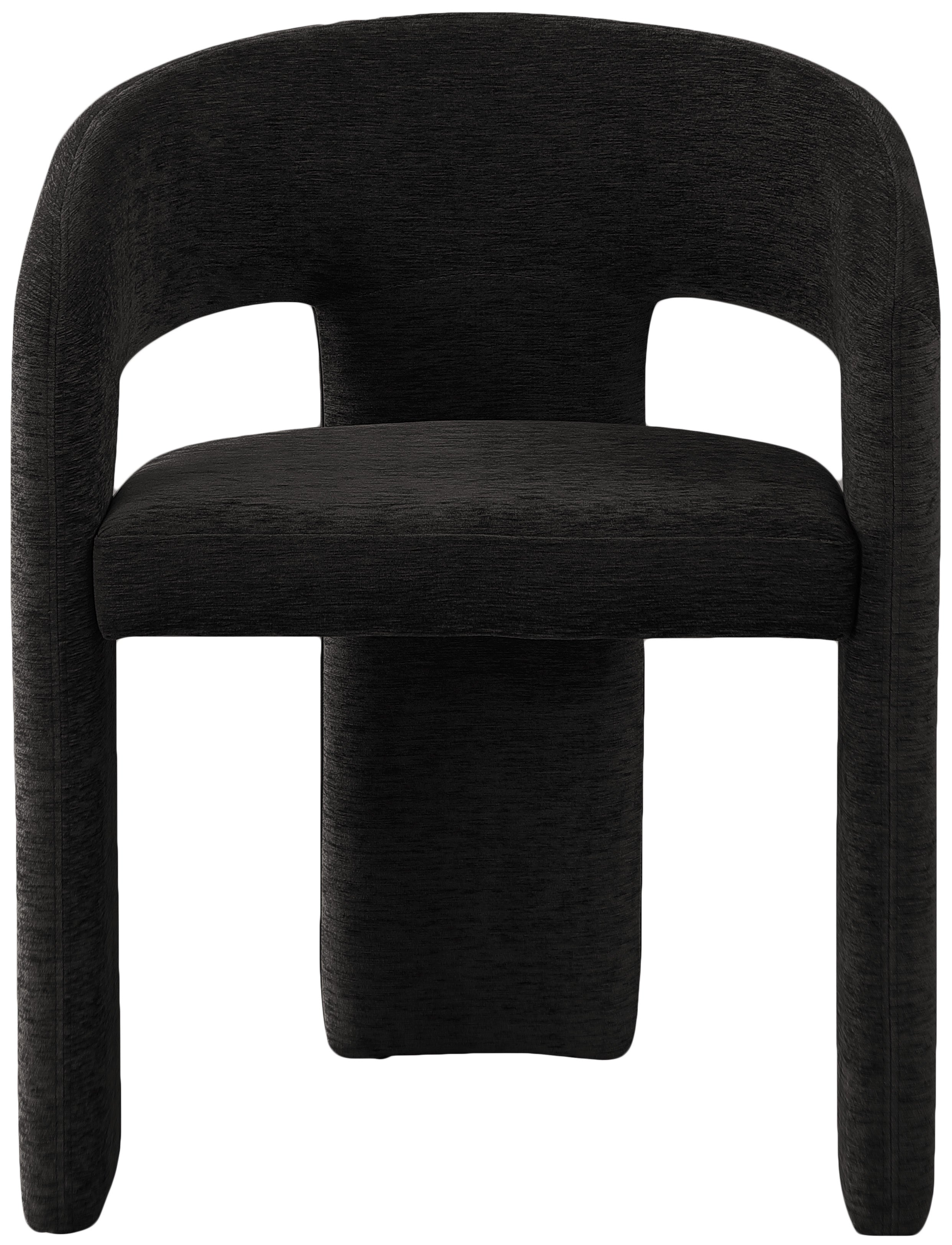 Rendition Fabric Dining Chair- Black