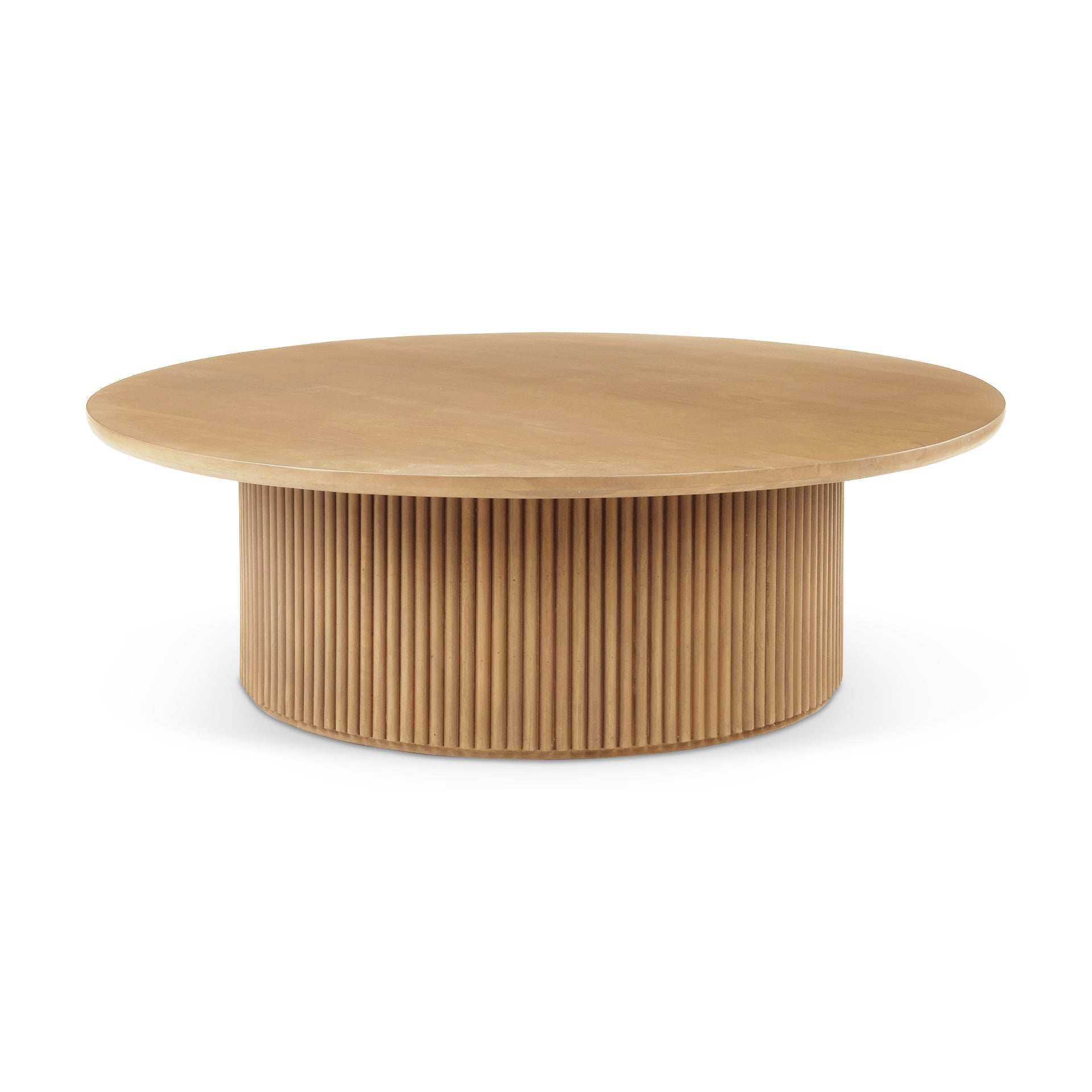 Terra Round Coffee Table - Light Brown