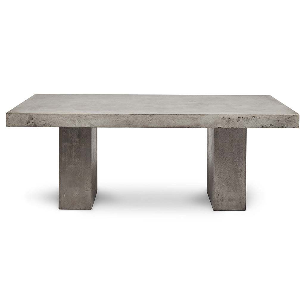 Elcor Cement Dining Table - Dark Grey