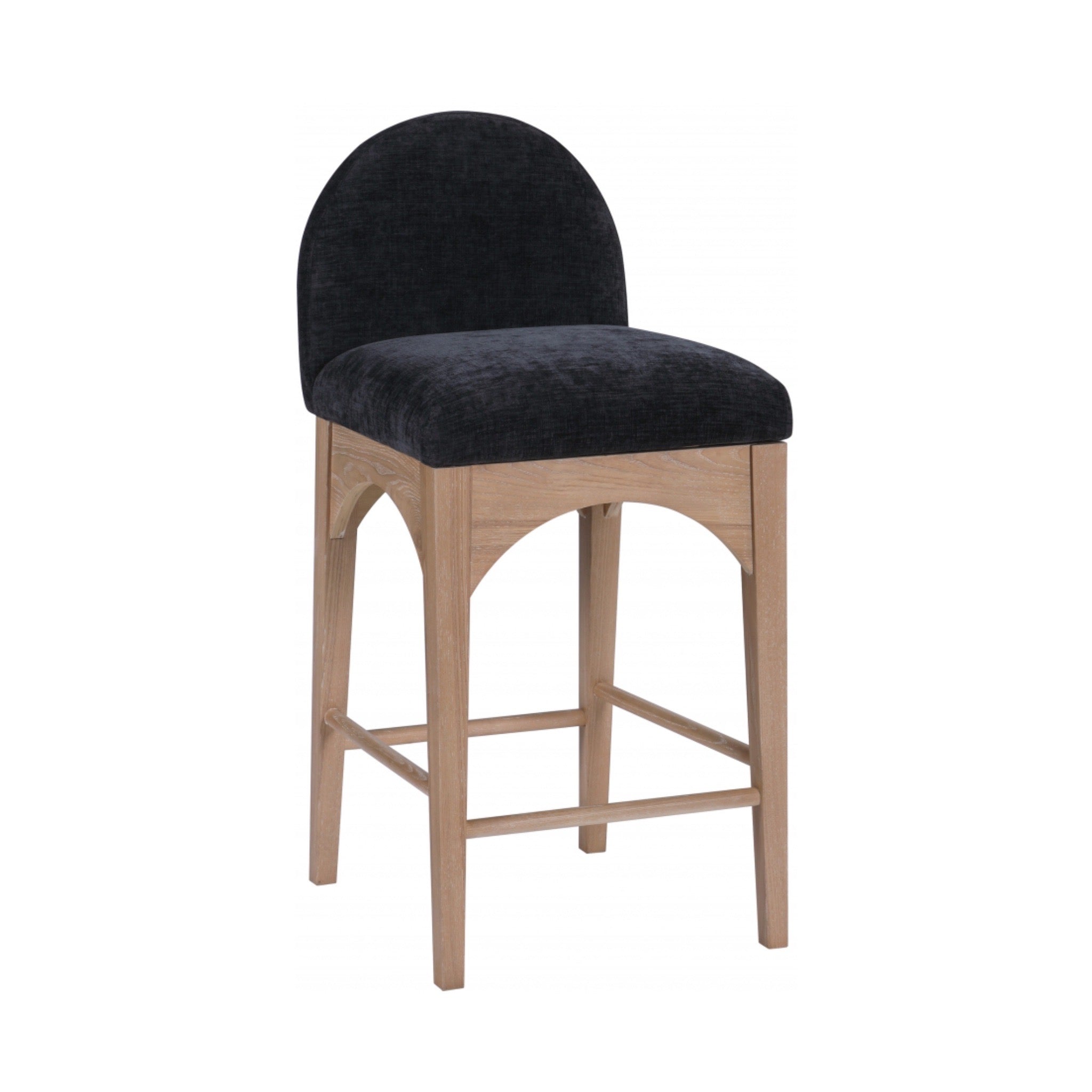 Black fabric counter stools sale