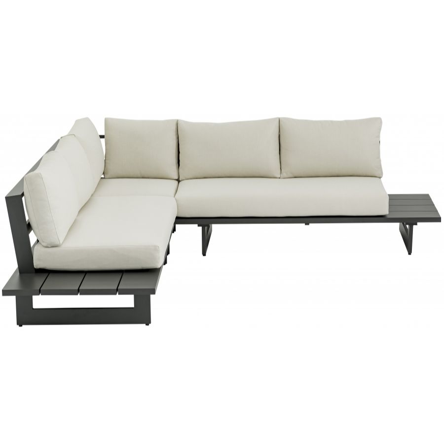 Maldives Water Resistant Fabric Outdoor Modular Sectional - Cream