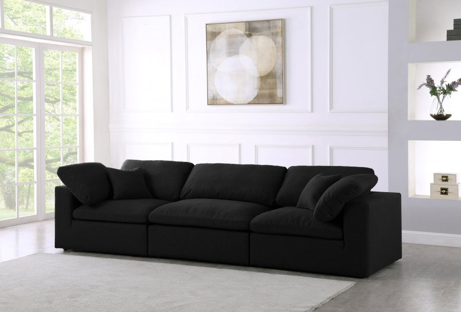 Sky Linen Deluxe Plush Modular 3 Piece Sofa
