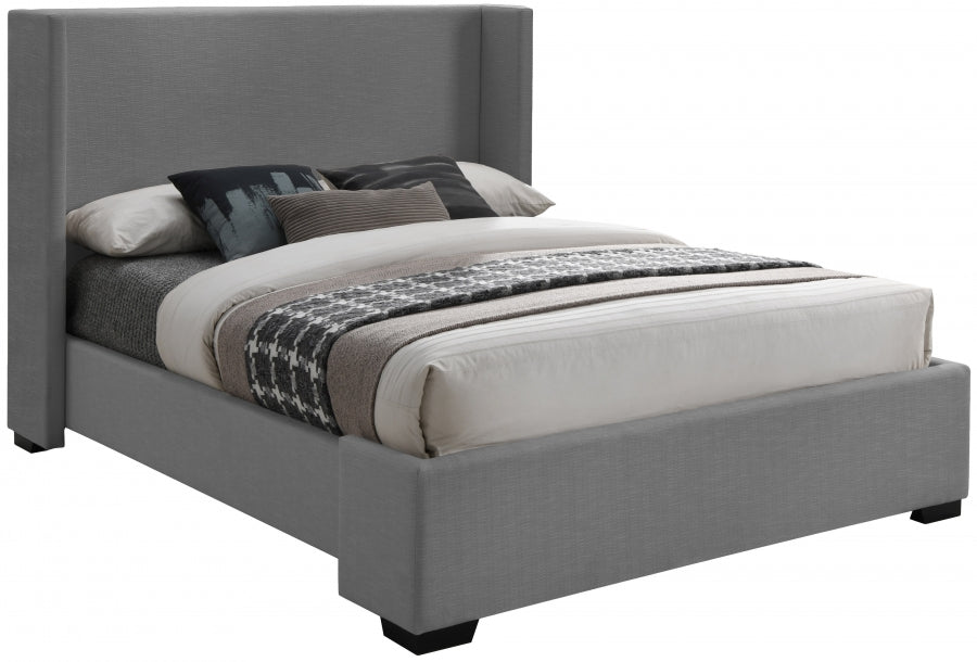 Oxford Linen Bed - Grey