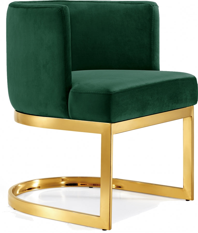 Gianna Velvet Dining Chair - Gold