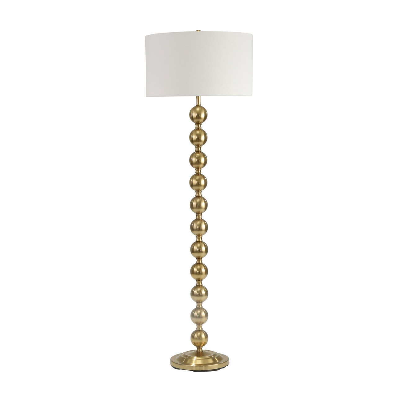 Metal Stacked Ball Floor Lamp Gold