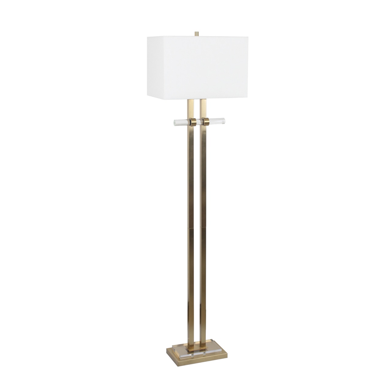 Lamp With Crystal Base - Gold
