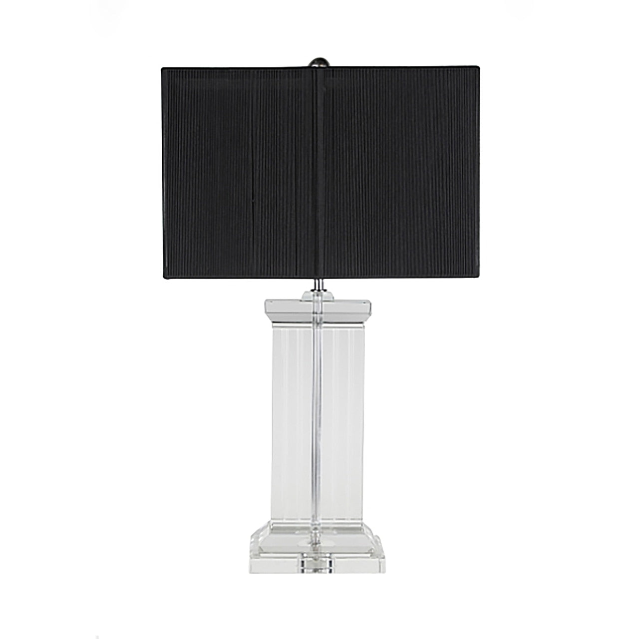 Black Crystal Table Lamp
