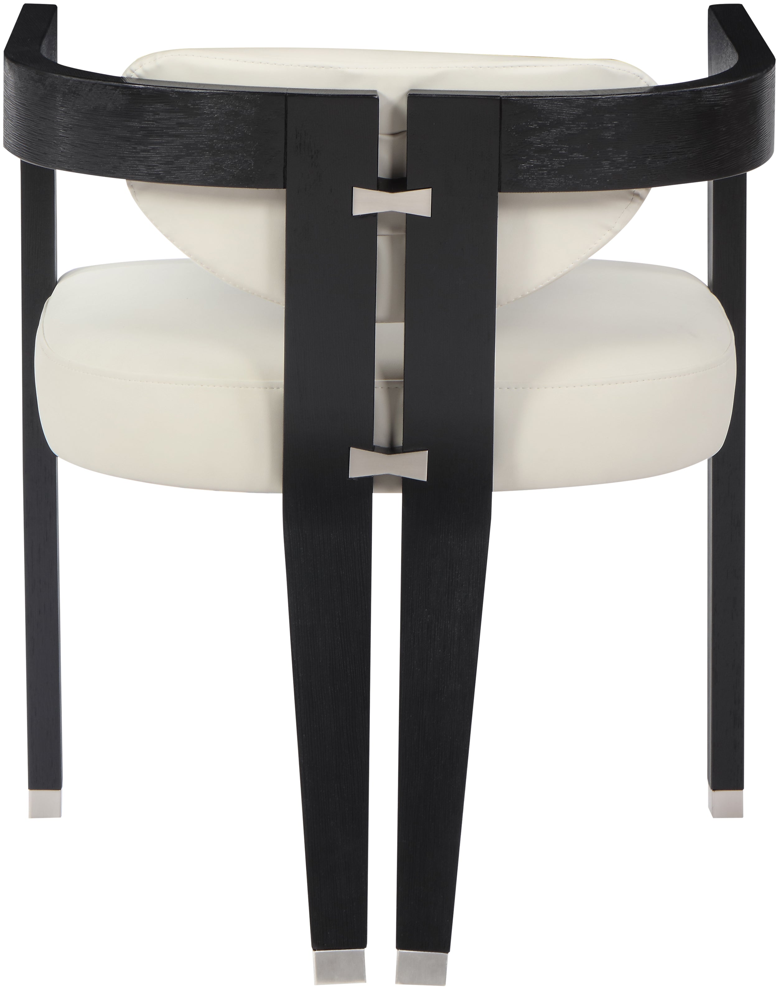 Carlyle Faux Leather Dining Chair - Black
