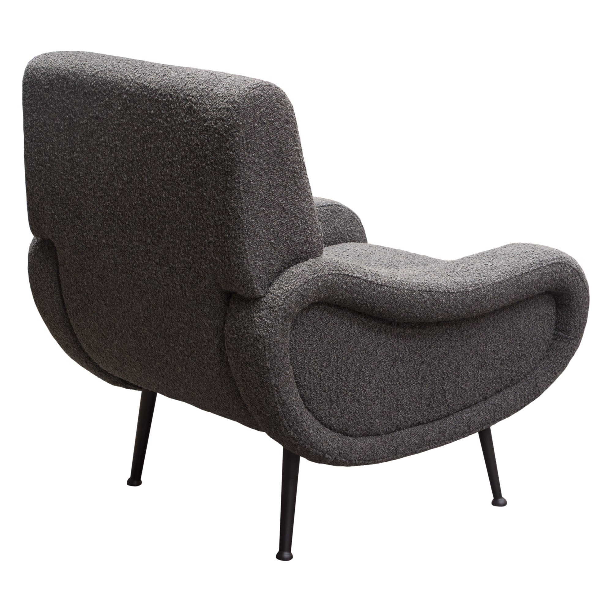 Cameron Accent Chair - Charcoal Boucle