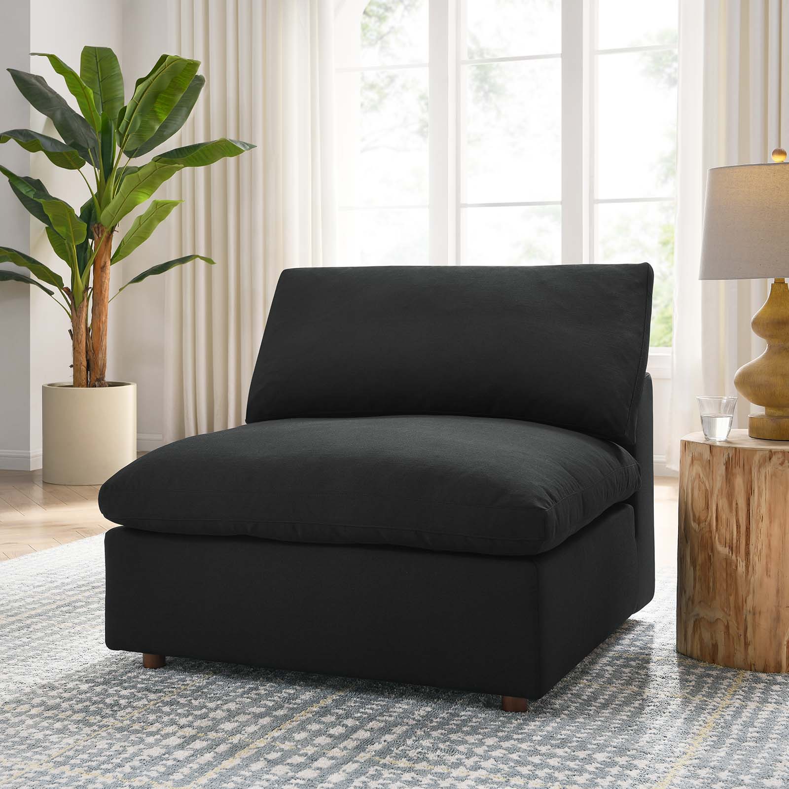 Cozy Collection Armless Chair