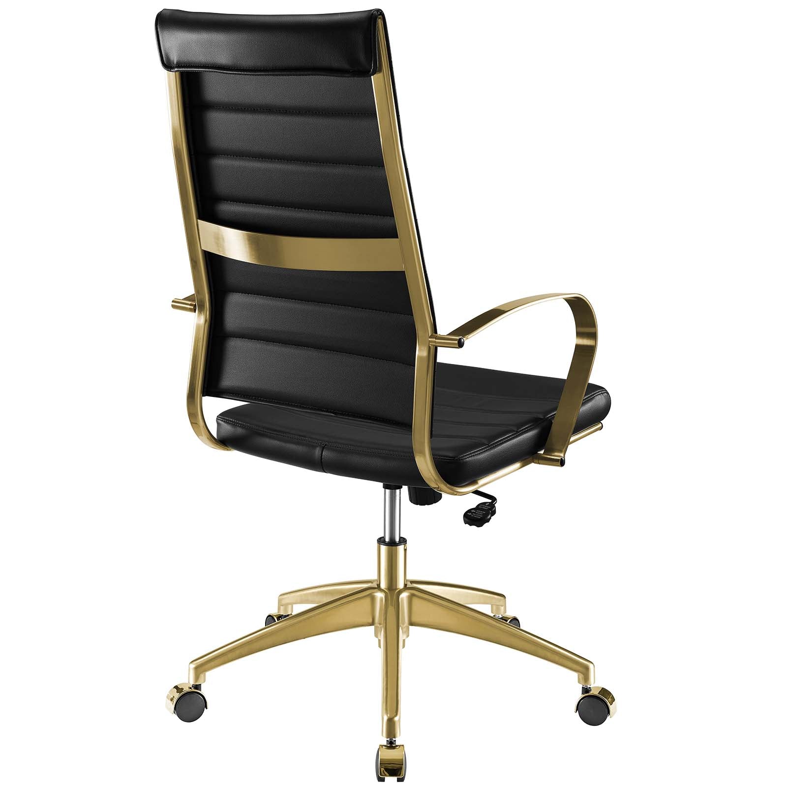 Jive Gold High Back Office Chair - Black