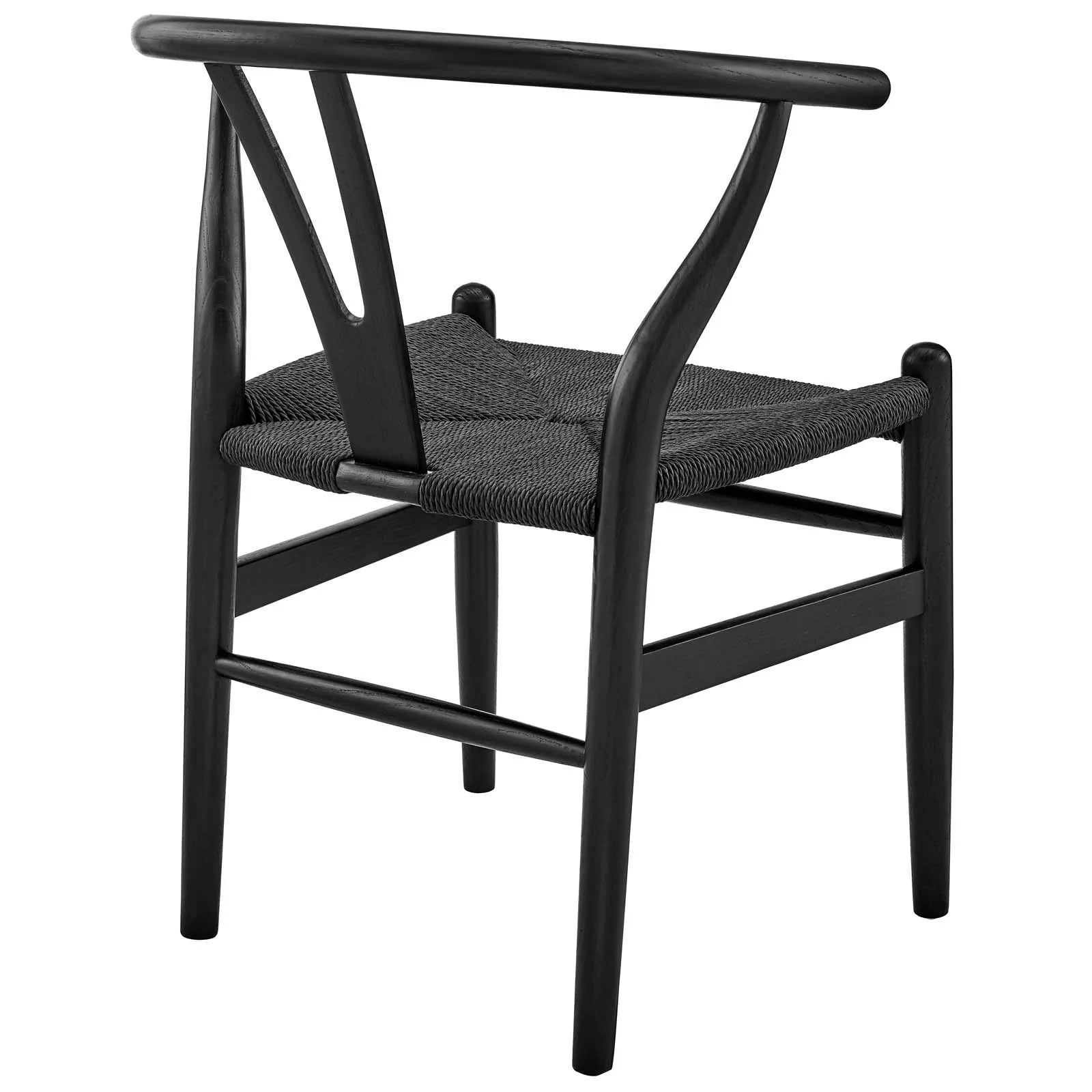 Amish Dining Wood Armchair - Full Black