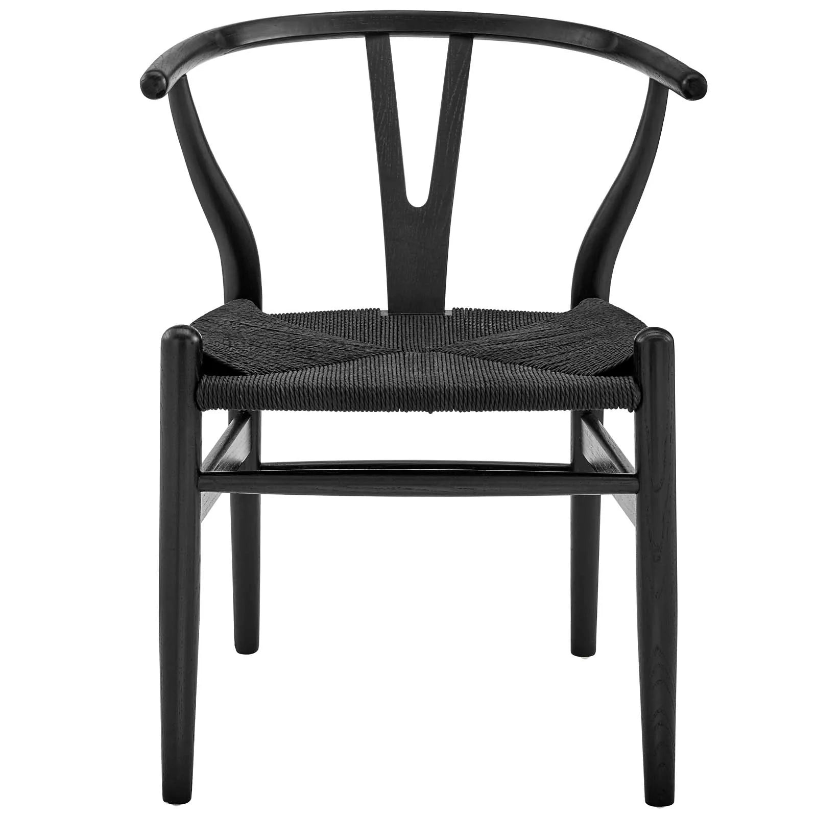 Amish Dining Wood Armchair - Full Black