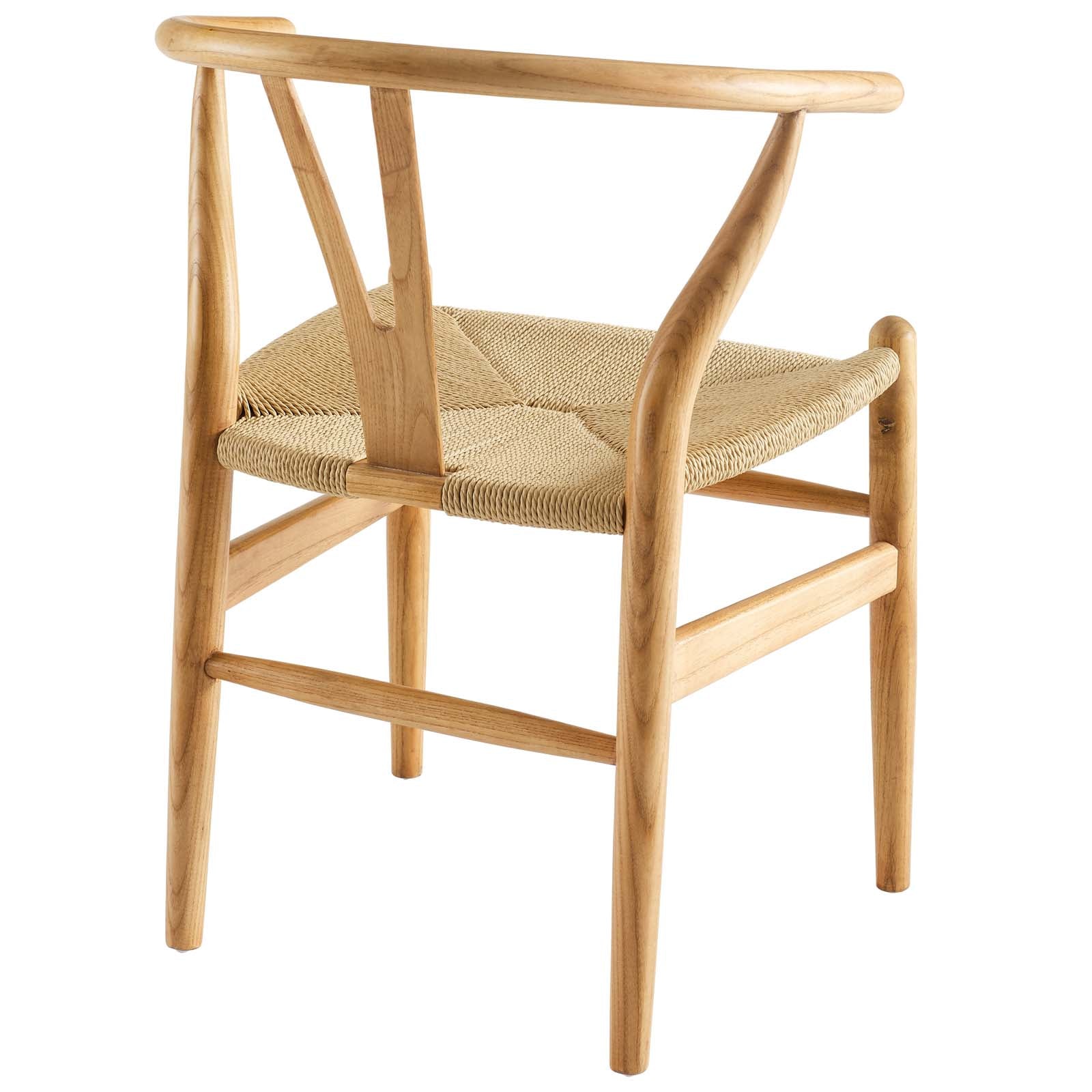 Amish Dining Wood Armchair - Natural