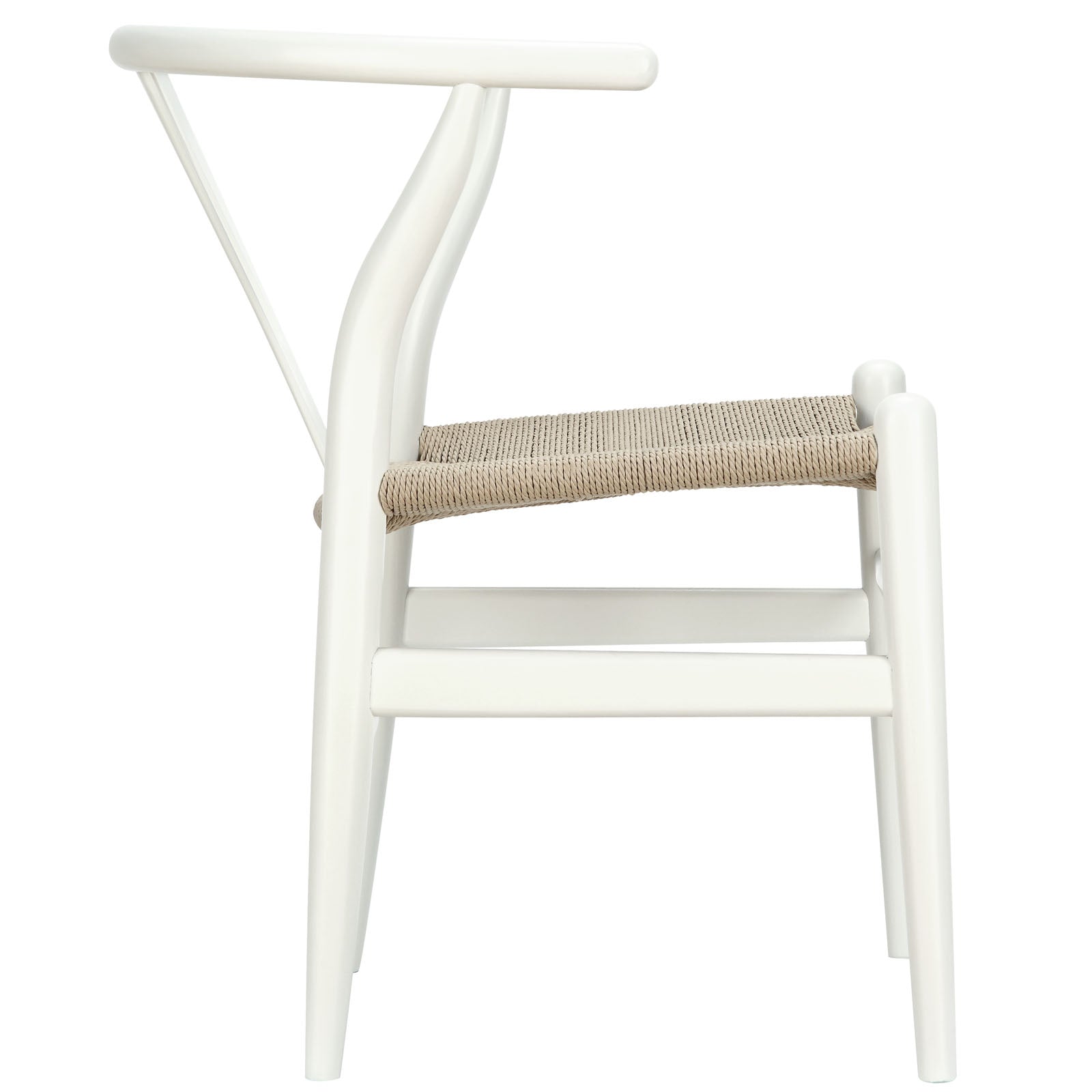 Amish Dining Wood Armchair - White