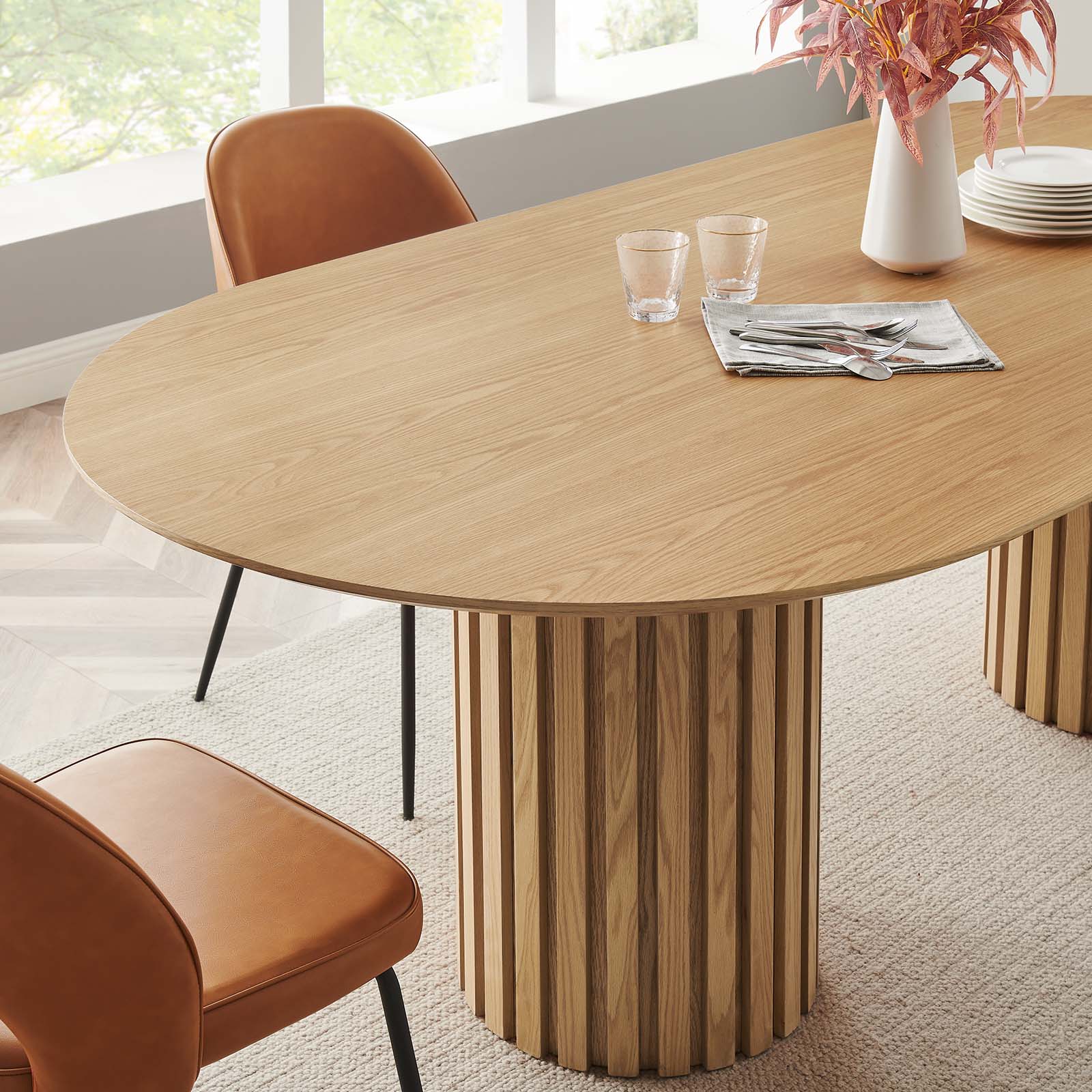 Senja Oval Dining Table - Oak