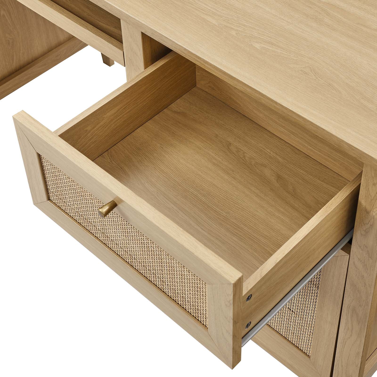 Soma Large Desk - Oak