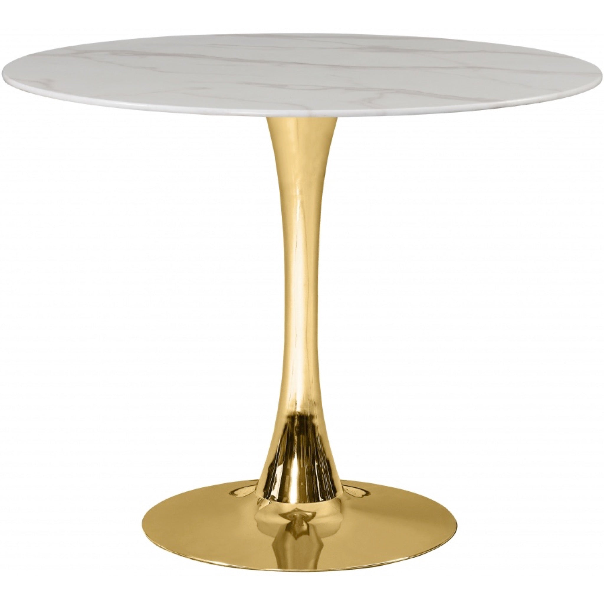 Tulip Dining Table - Gold