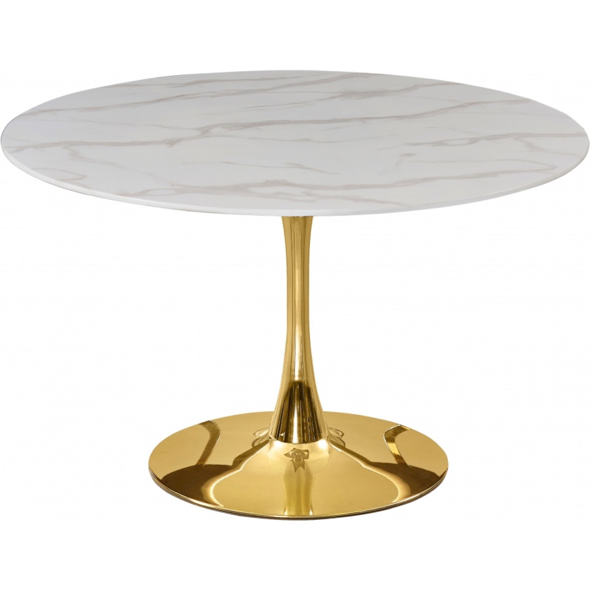 Tulip Dining Table - Gold