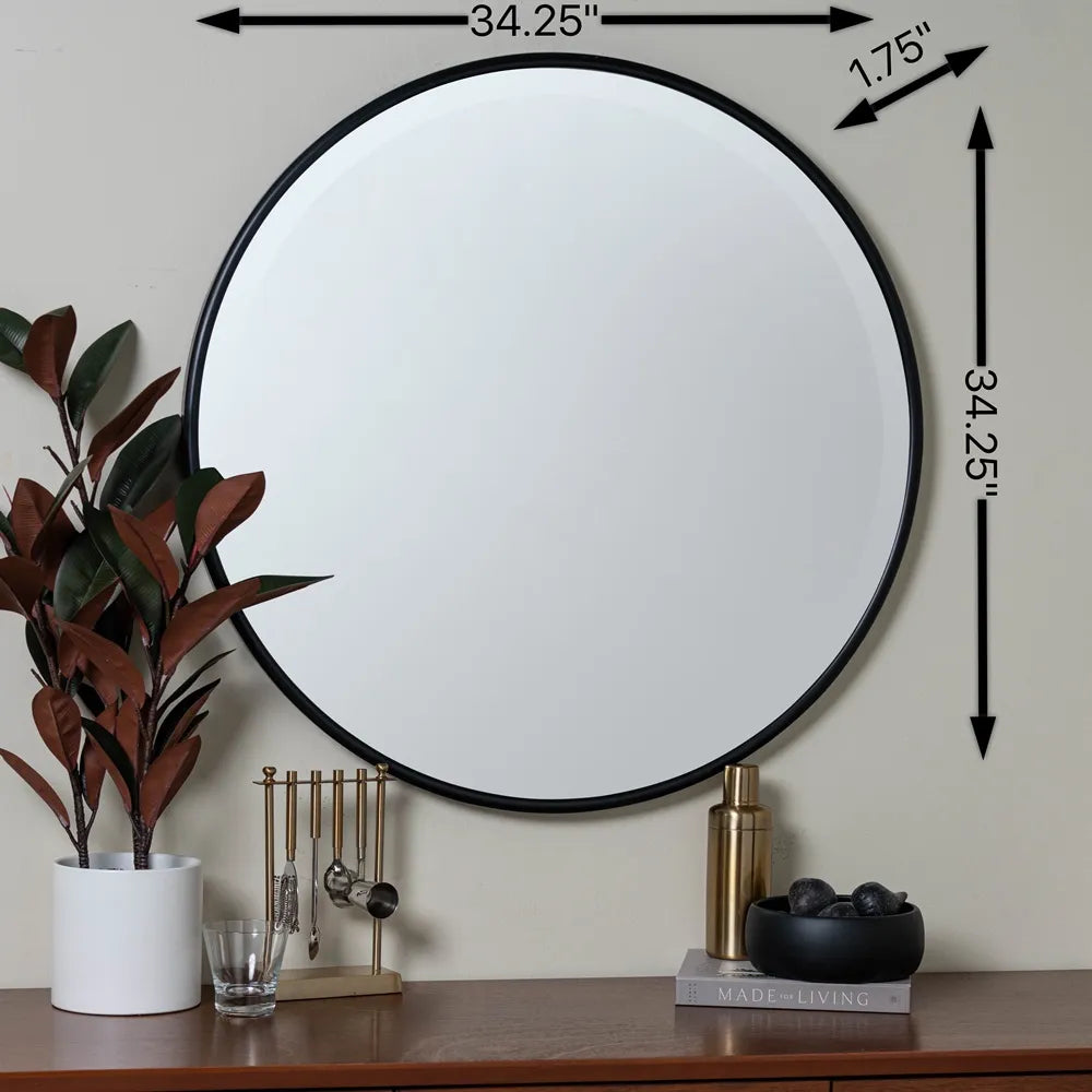Jensen Black Wall Mirror