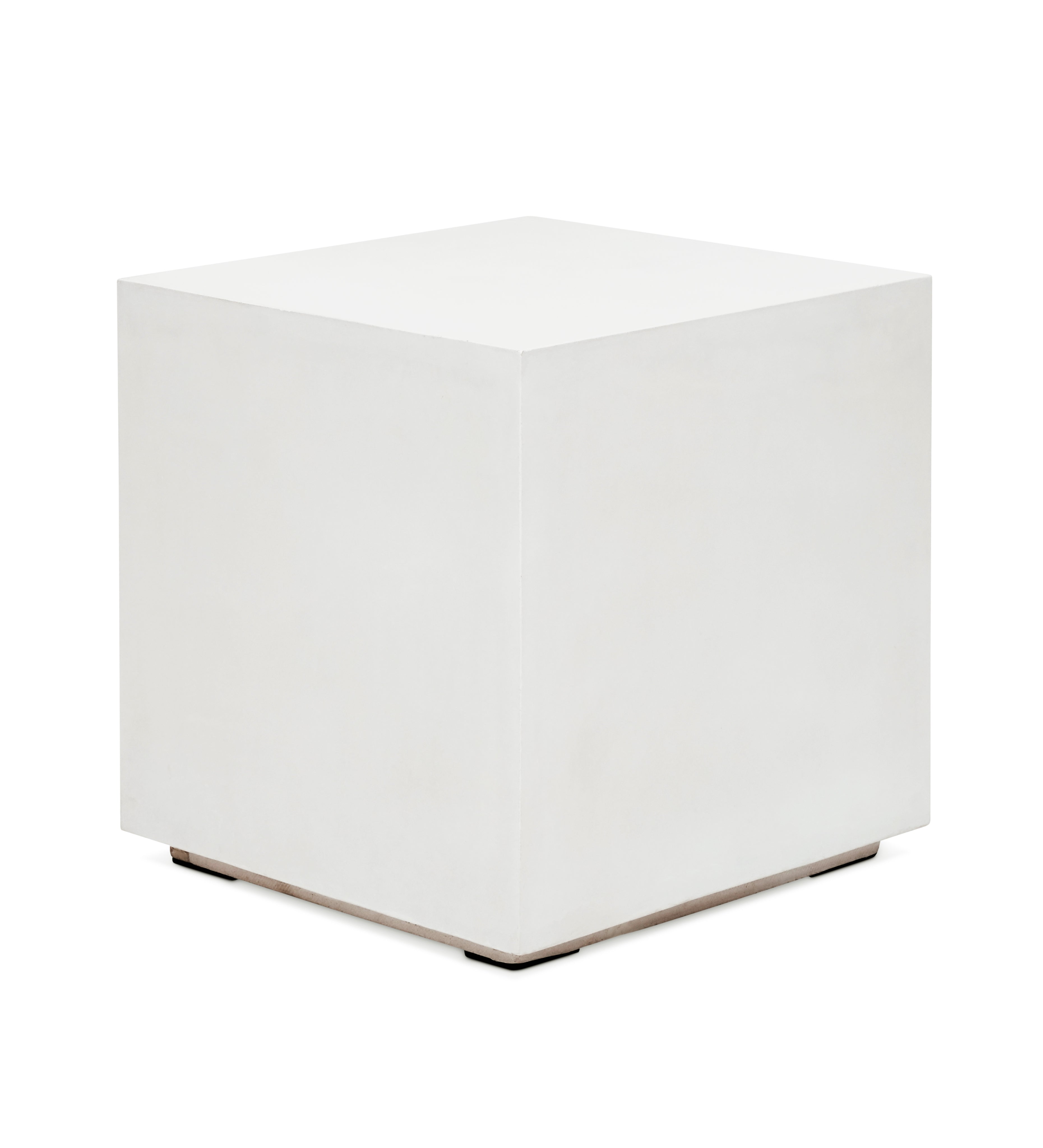 Bloc End Table - Ivory