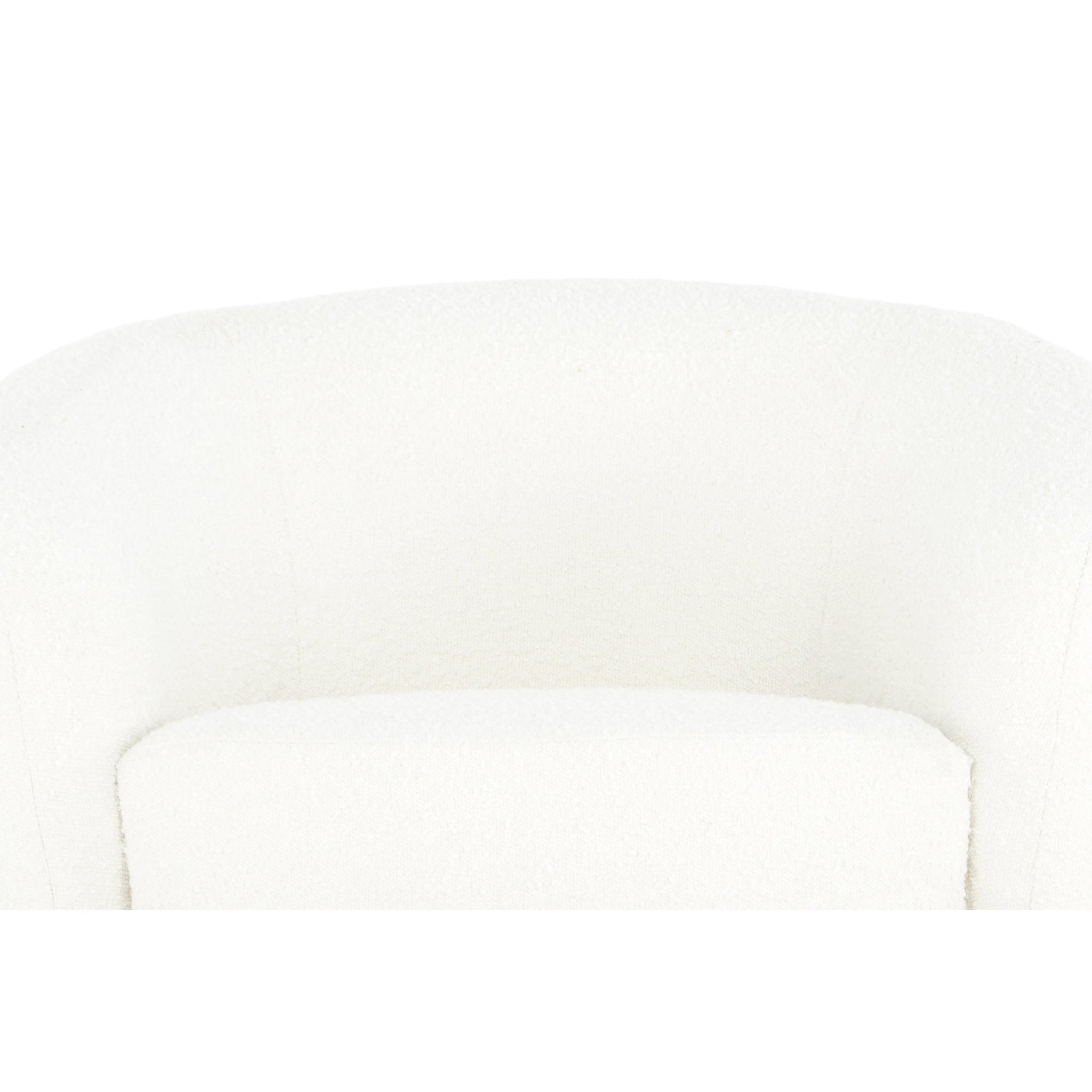 Blythe Accent Chair - BouclÃå White