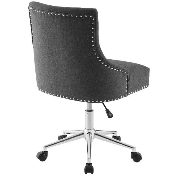 Regent Tufted Button Office Chair - Gray