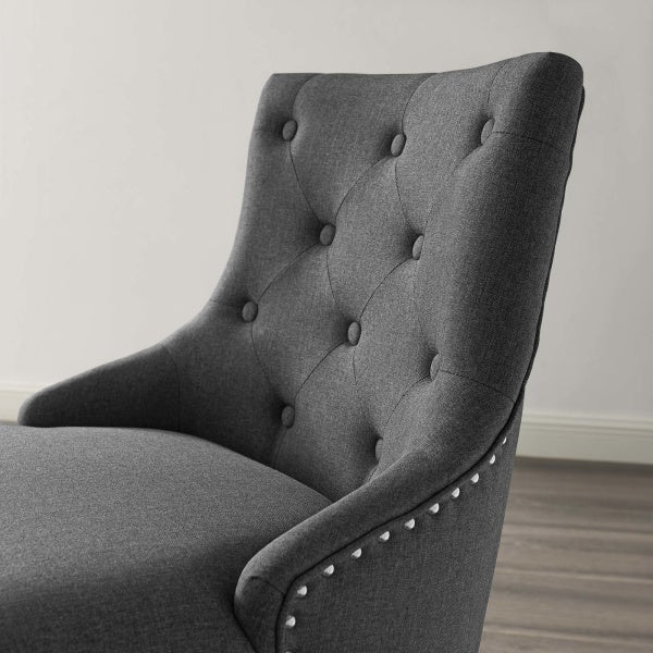 Regent Tufted Button Office Chair - Gray
