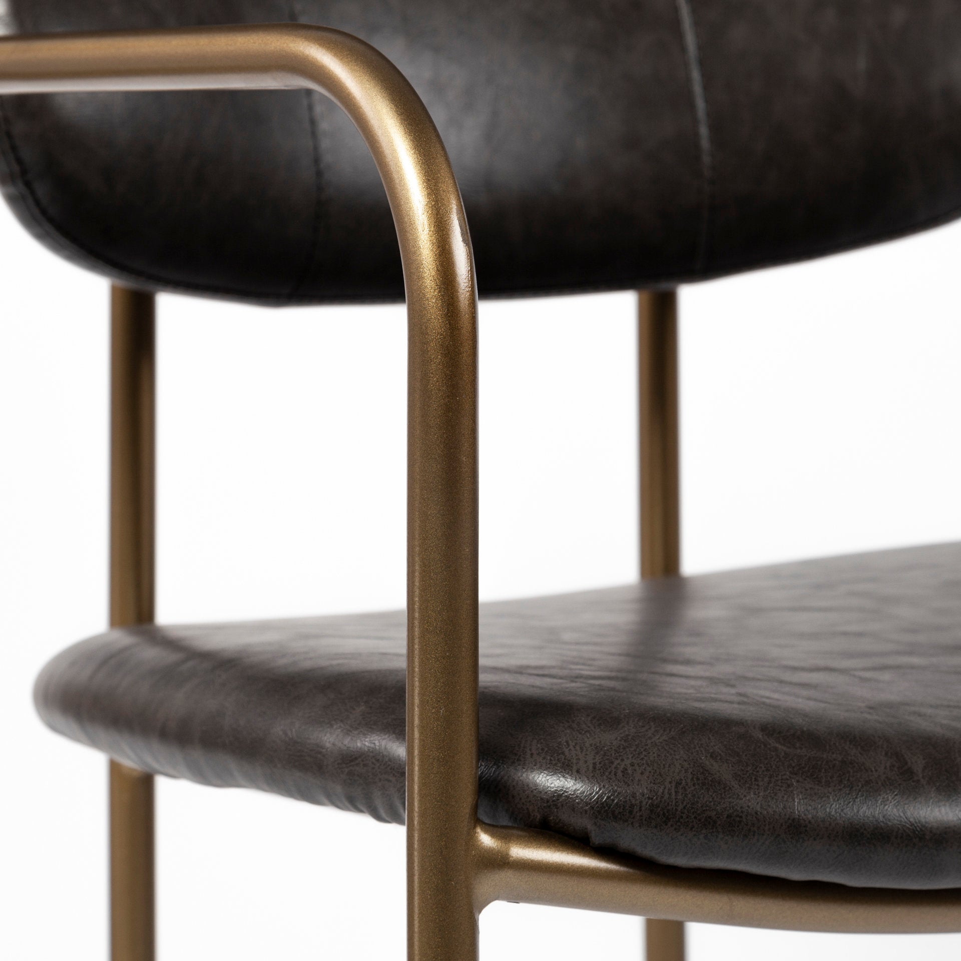 Sterling Counter Stool - Brown Vegan Leather