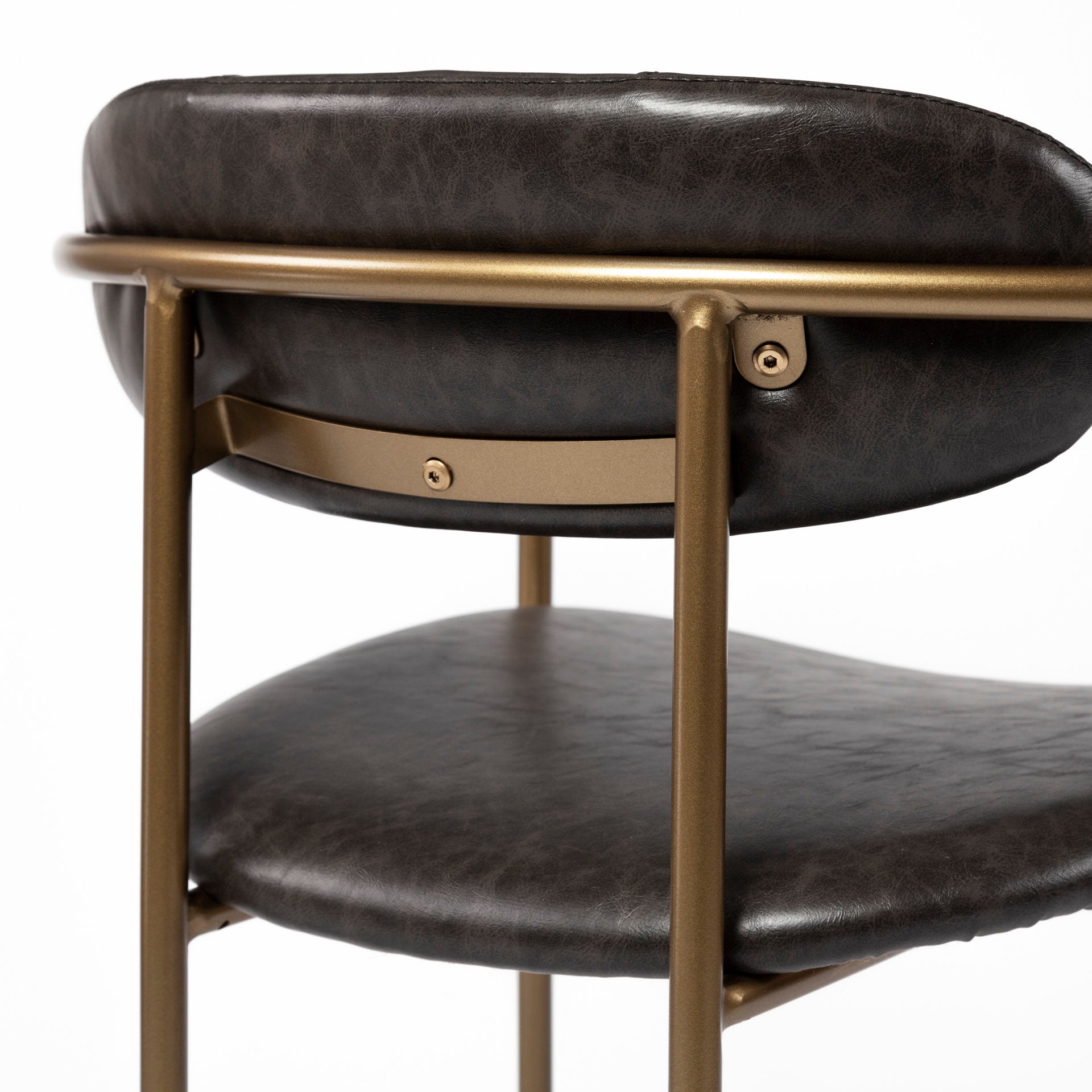 Sterling Counter Stool - Brown Vegan Leather