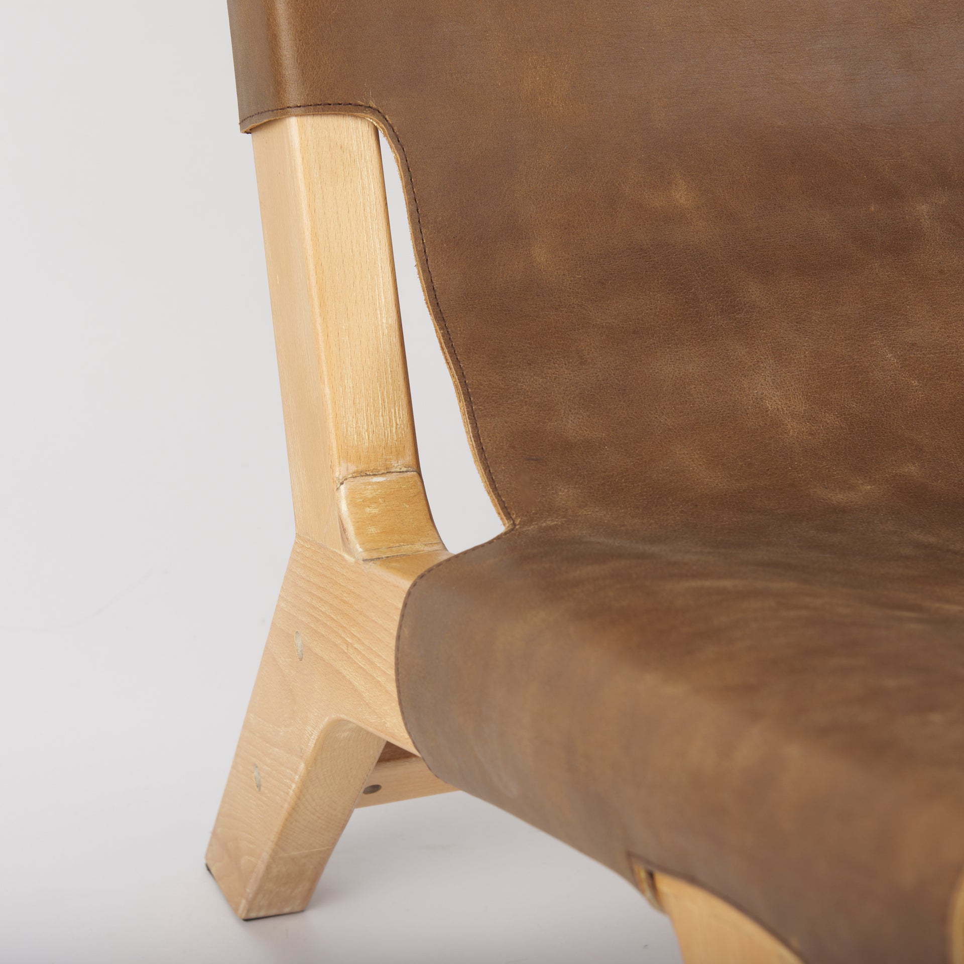 Larsen Accent Chair - Brown Leather