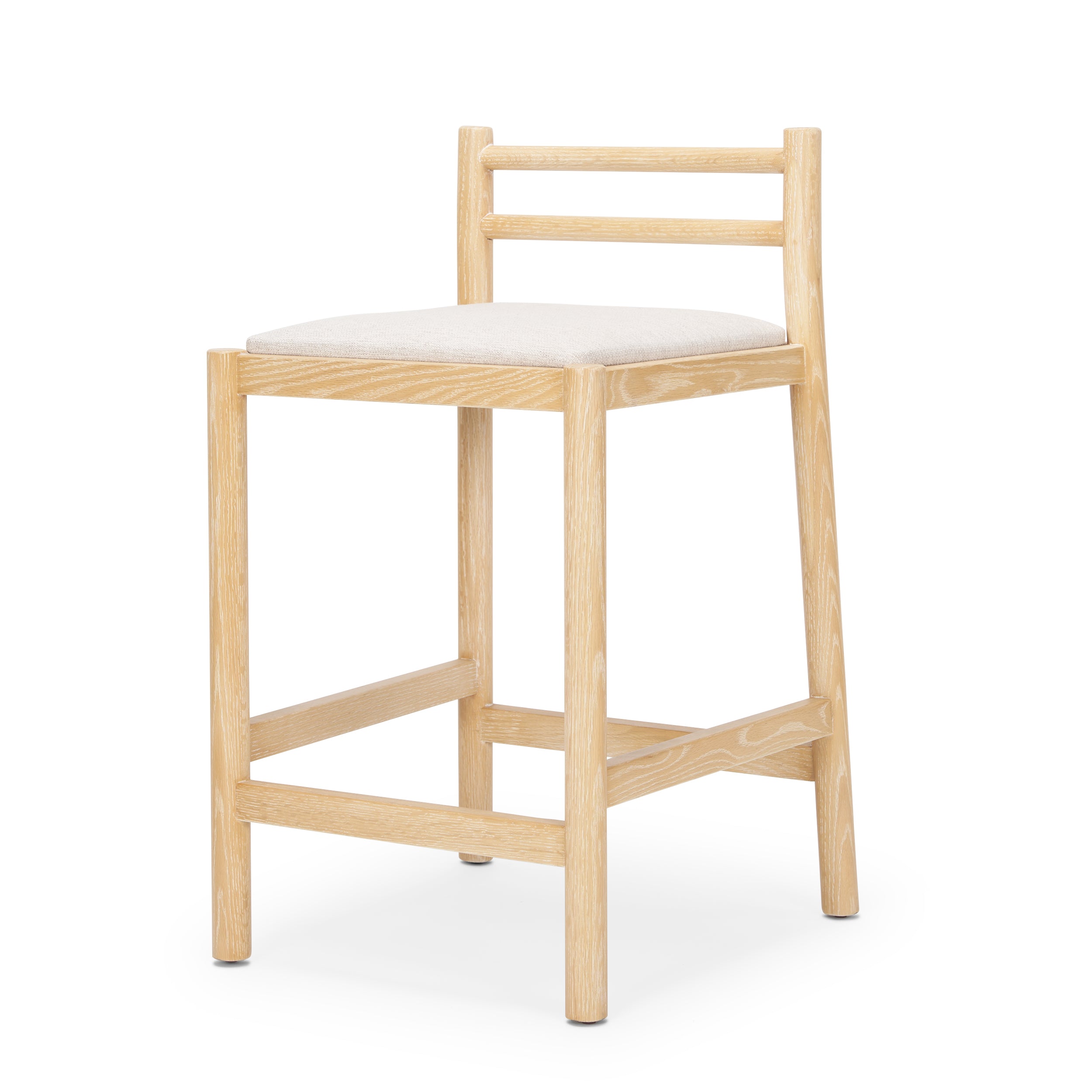 Sara Counter Stool - Light Brown Wood