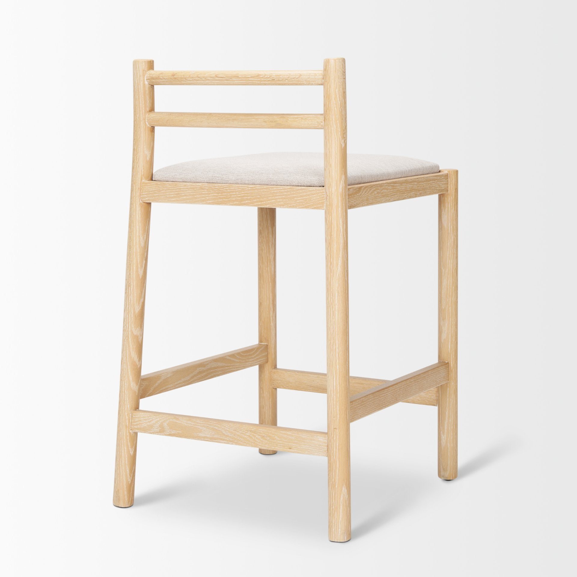 Sara Counter Stool - Light Brown Wood