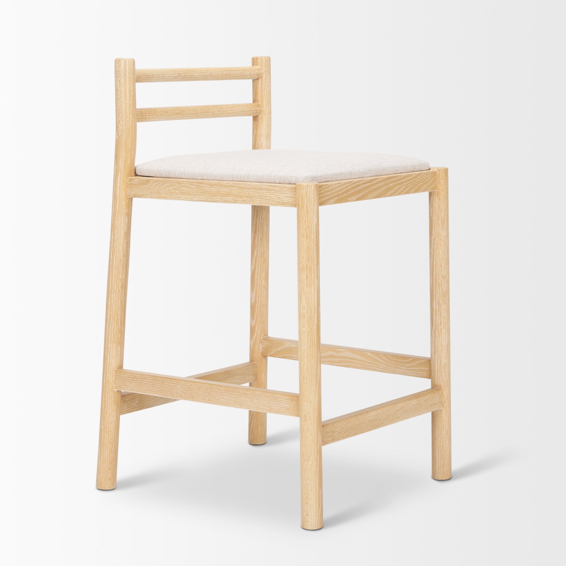 Sara Counter Stool - Light Brown Wood