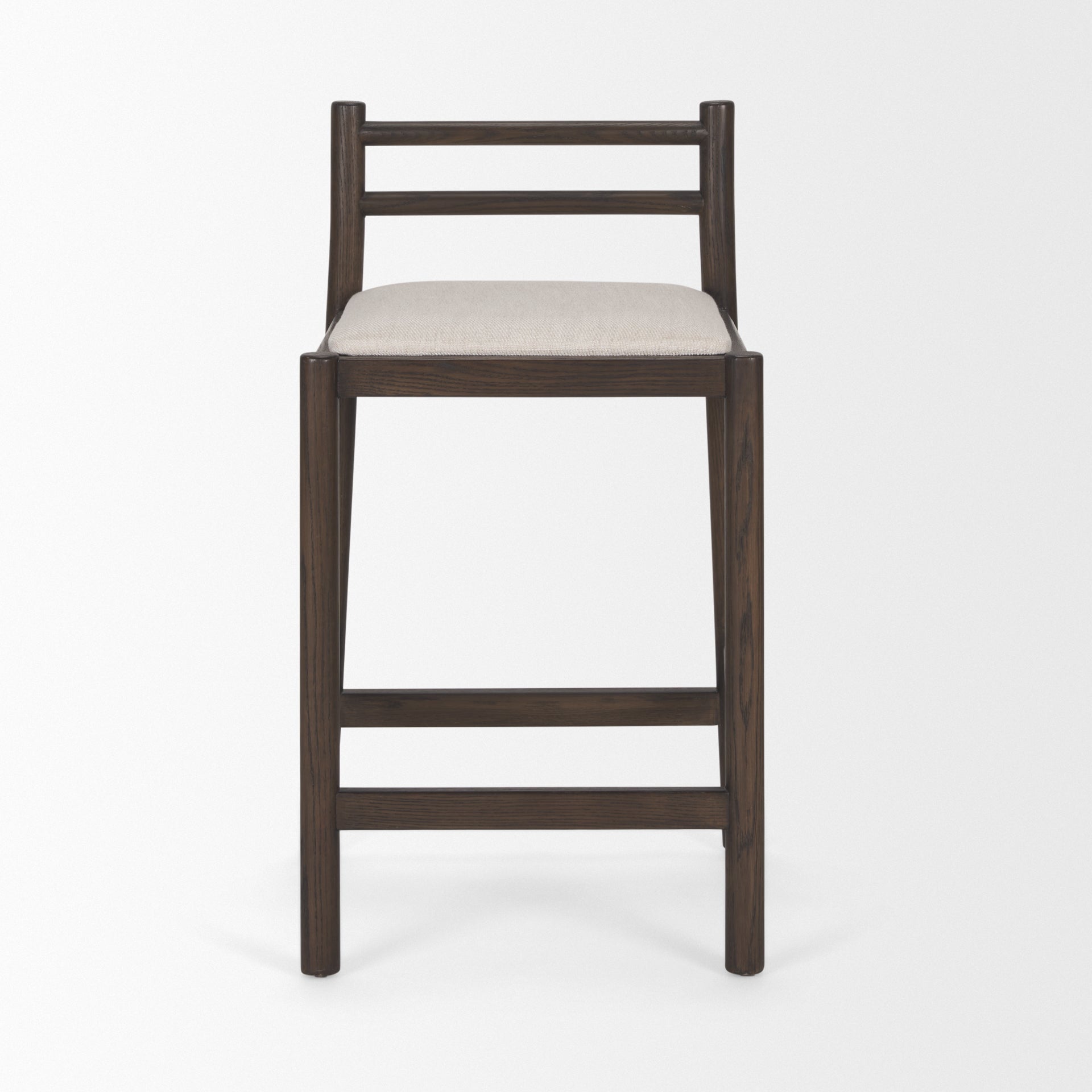 Sara Counter Stool - Dark Brown Wood