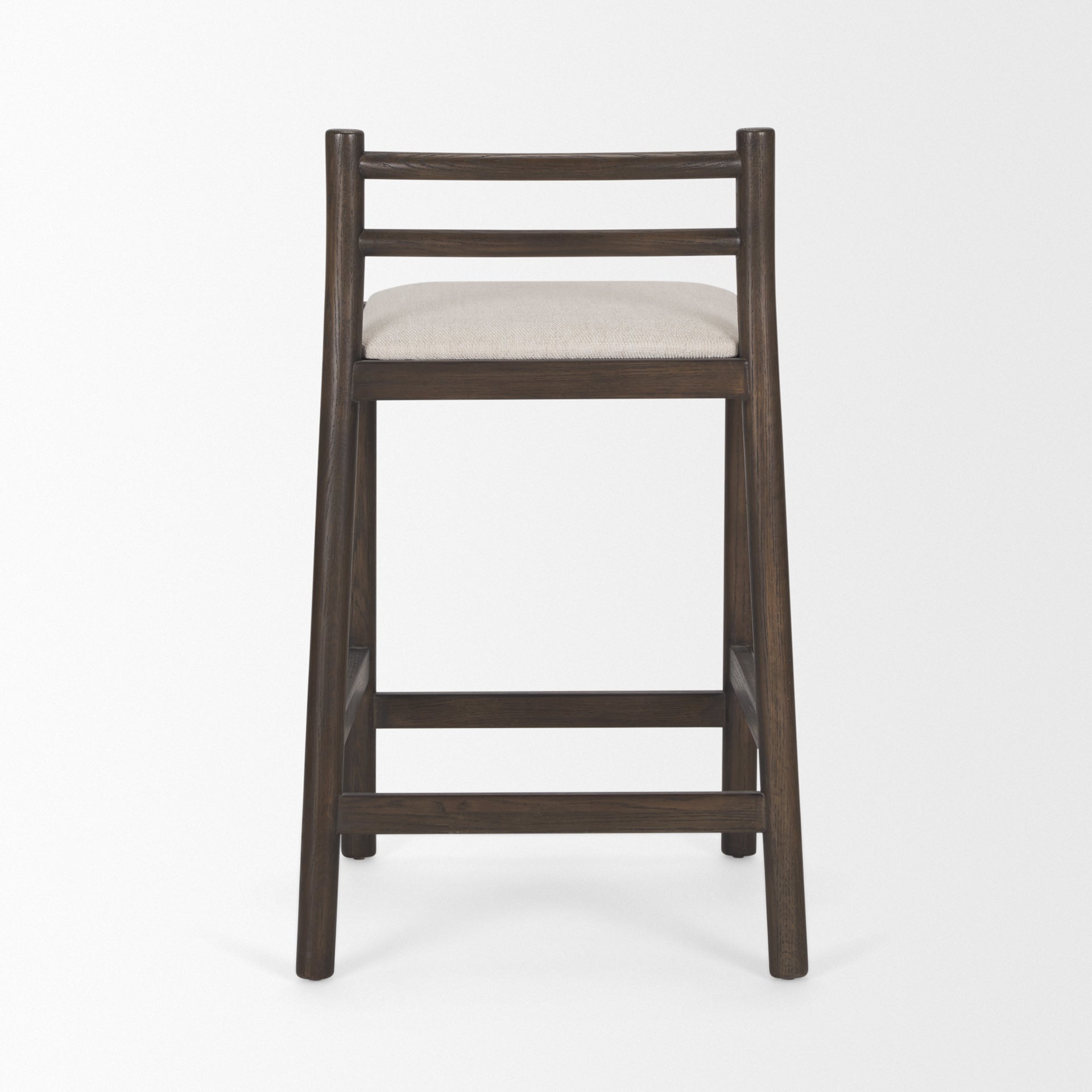 Sara Counter Stool - Dark Brown Wood