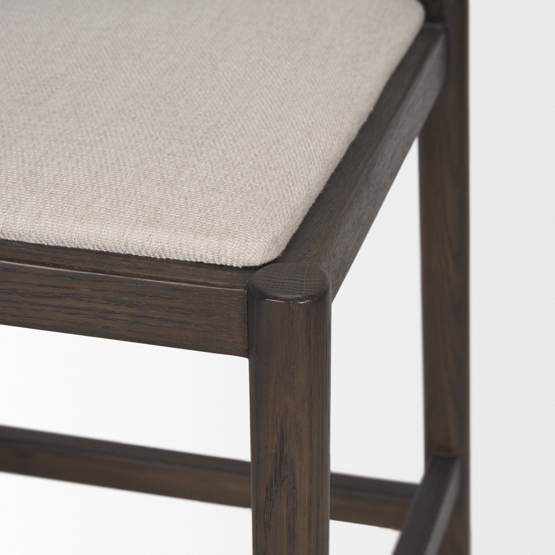 Sara Counter Stool - Dark Brown Wood