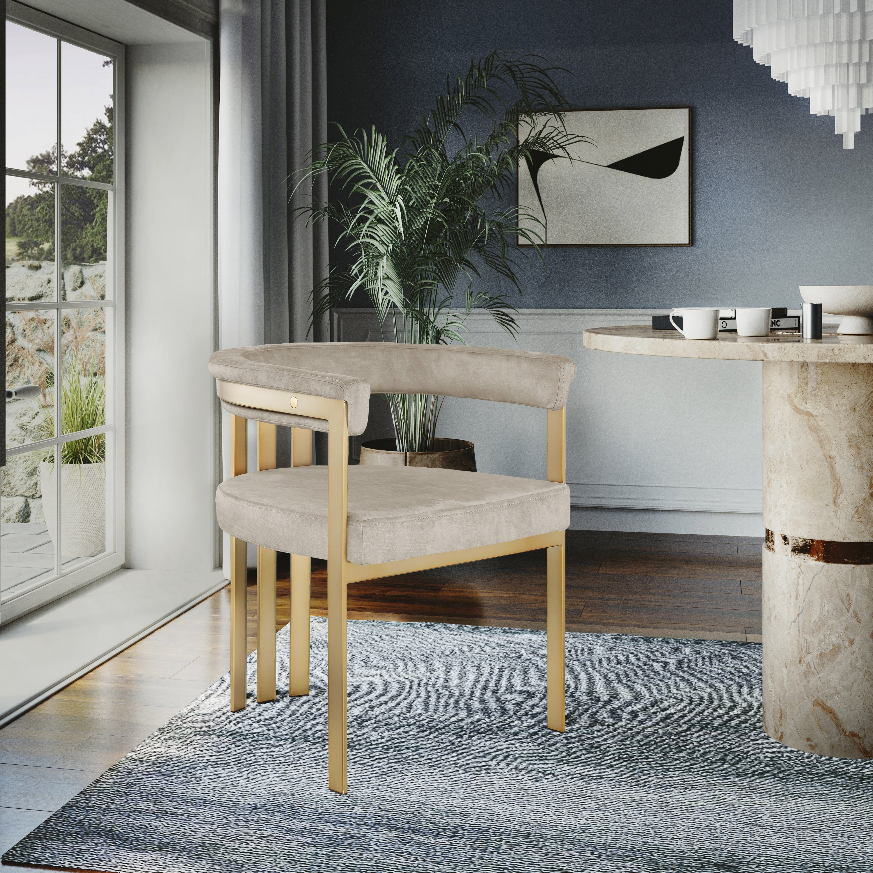 Marcie Dining Chair - Stone