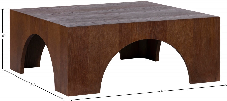 Arch Coffee Table - Brown Walnut