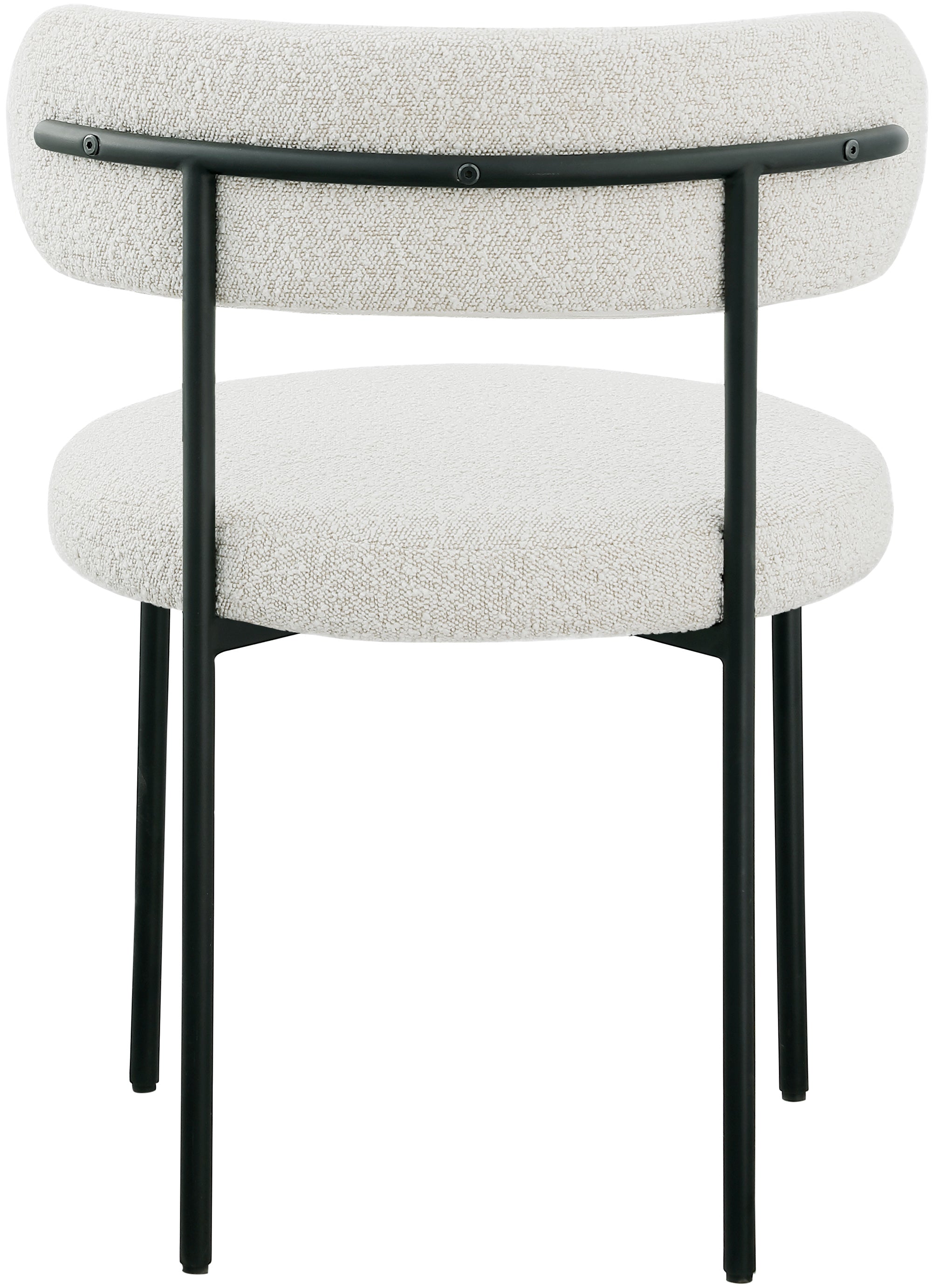 Beacon Boucle Dining Chair- Cream