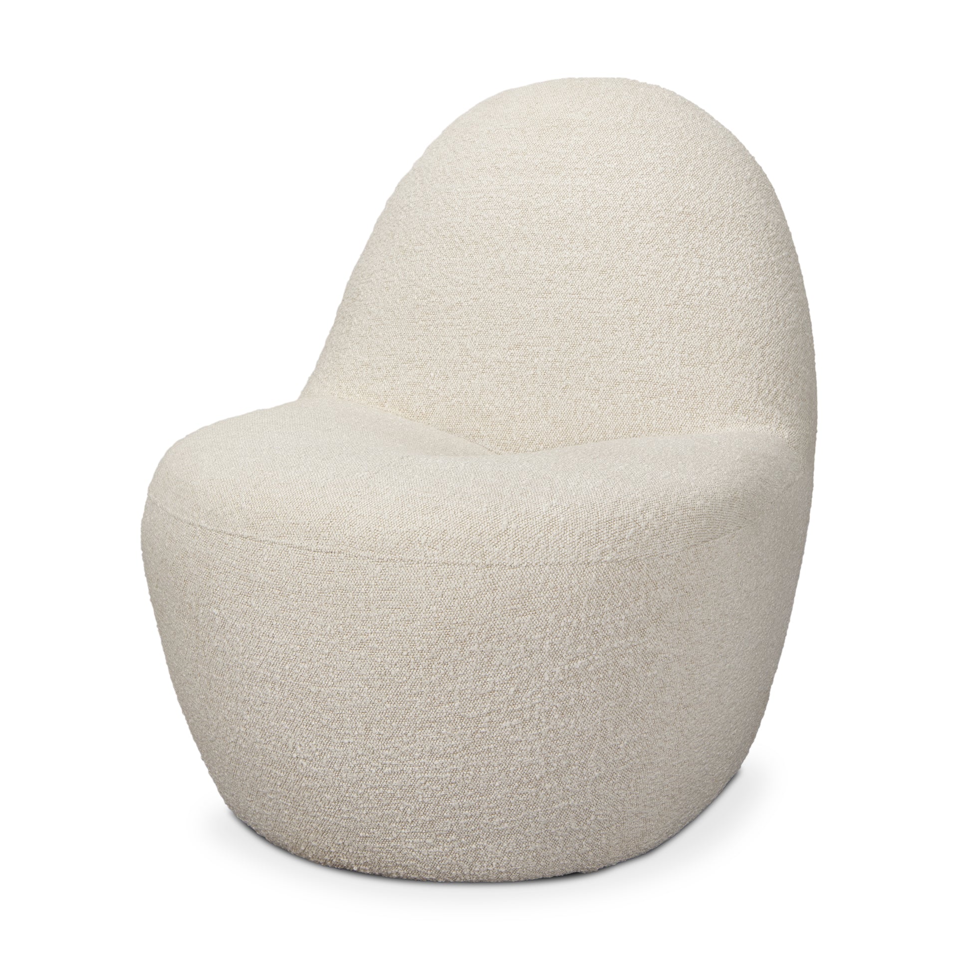 Beverly Accent Chair - Cream Boucle