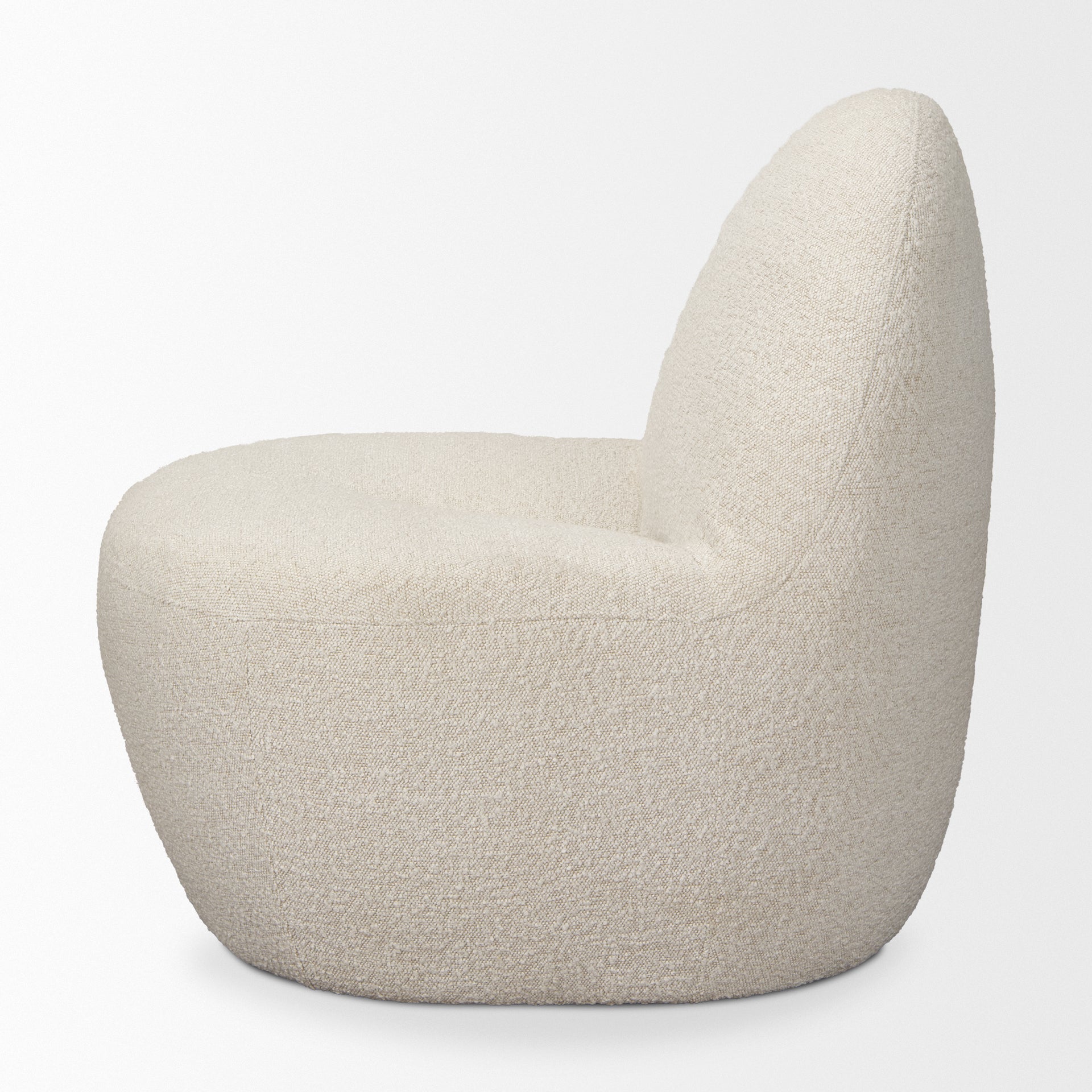 Beverly Accent Chair - Cream Boucle